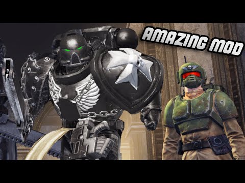 Black Templars & Imperial Guard vs Orks! - Warhammer 40K: Space Marine (Augmented Mod)