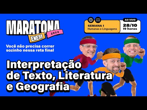 🏁MARATONA ENEM 2024 | Aula 01: Ciências Humanas e Linguagens