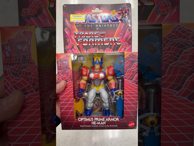 Vídeo relacionado con Masters of The Universe Origins y Transformers He-Man con Armadura de Optimus Prime, Figura de acción de 13,97cm, Juguete de colaboración articulado con Accesorios y minicómic, JGT18