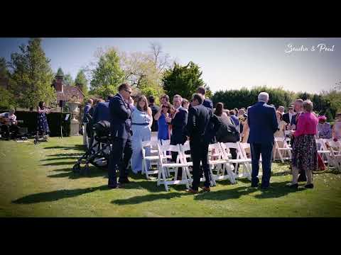 Wedding ceremony and drinks reception at Cain Manor