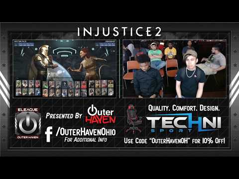 Outer Haven Injustice 2 Bar Fight Series! Kid Prodigy vs truegod  Losers Semis