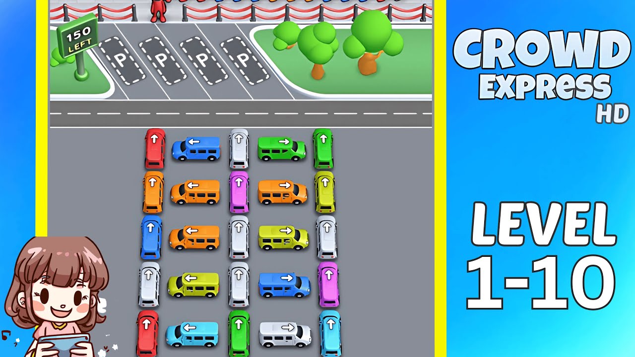 Crowd Express Level 1 292 Complete Walkthrough Guide Video Tutorial