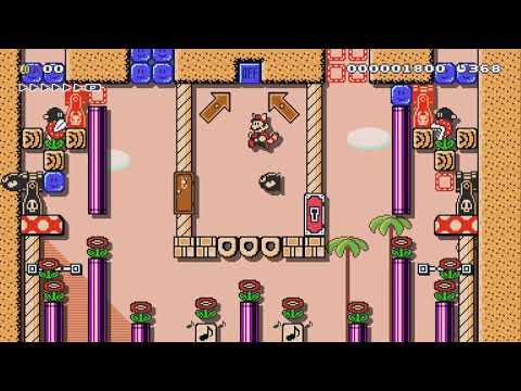 Don't touch the flowers by MushBroom - Super Mario Maker 2 - No Commentary 1bx