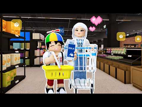 PULANG SEKOLAH AA ANTER MOMMY BELANJA | 💖 Family Roleplay Roblox Indonesia