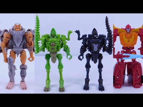 Transformers kingdom Core Class Stop Motion Compilation Part 2