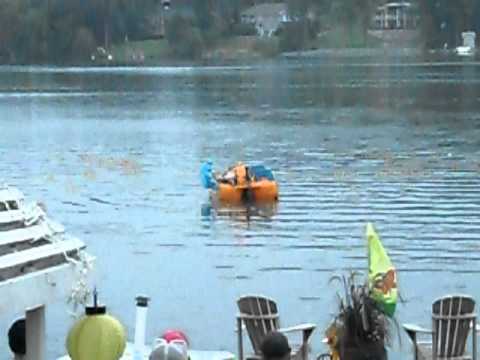 3 man slingshot Hutton family reunion 2011