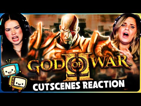 GOD OF WAR 2 CUTSCENES REACTION! | GameClips