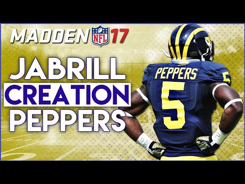 WHAT IF THE PANTHERS DRAFTED JABRILL PEPPERS? MADDEN NFL 17