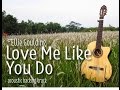 Love me Like You Do (Acoustic Guitar Karaoke Version)