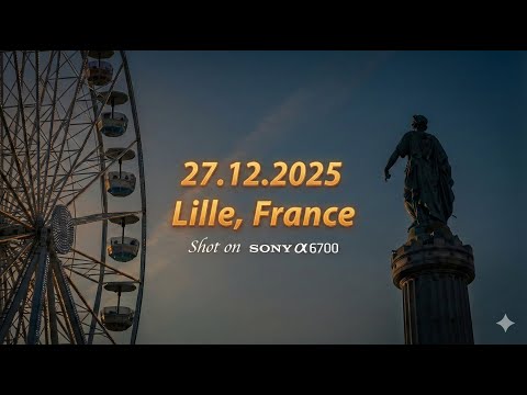 Lille, France | Colour grading practice | First attempt