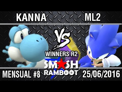 [SmashxRamboot #8] Kanna (Yoshi) Vs. ML2 (Sonic) Winners R.2