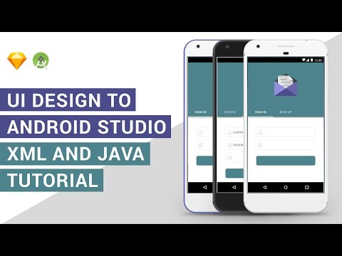 Login Tabs UI Design to Android Studio XML and Java Tutorial Video ...