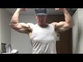 Weighted Chin-ups 8x3 Great Bicep Pump