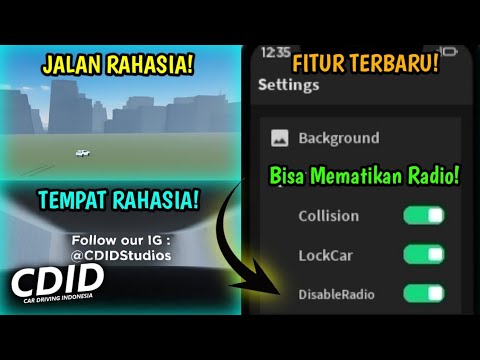 Ada Jalan & Tempat Rahasia di CDID!! | Ada Update Fitur Non-Aktif Radio!! | CDID V0.2 | Roblox