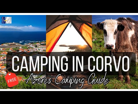 Camping in CORVO Island Azores | FREE CAMPSITE | Complete Information