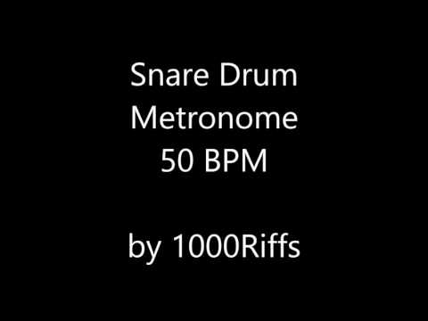Snare Drum Metronome 50 BPM