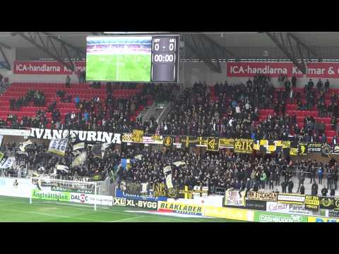 Guldfågeln Arena KFF-AIK 1-1, AIK-supporters (2)