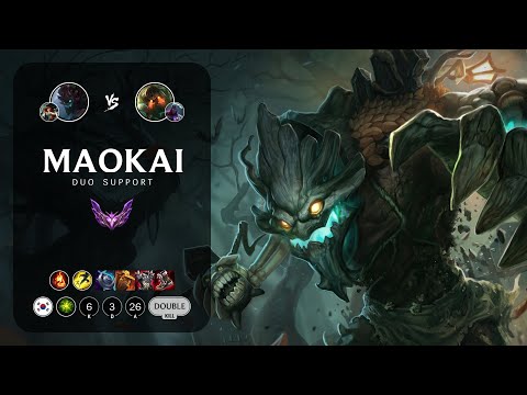 Maokai Support vs Nautilus - KR Master Patch 13.6