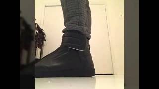 Maison Margiela future high-top sneaker, black