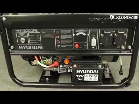 Генератор hyundai hhy7000fe