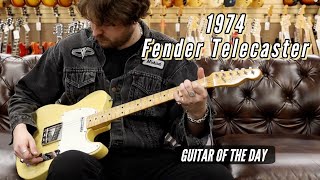 Video thumbnail for 1974 Fender Telecaster Blonde | Guitar of the Day by Normans Rare Guitars