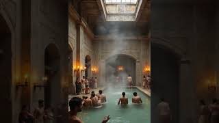 life in Pompeii just before the volcano erupted as imagined by ai