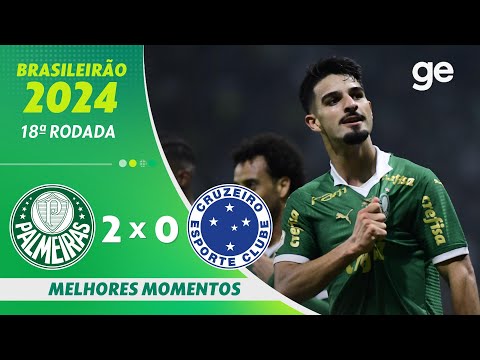 Gols e lances de Palmeiras x Cruzeiro