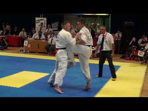British Karate Kyokushinkai 8th Cup of Europe Aleksei Gorokhov v Kestutis Radvilla