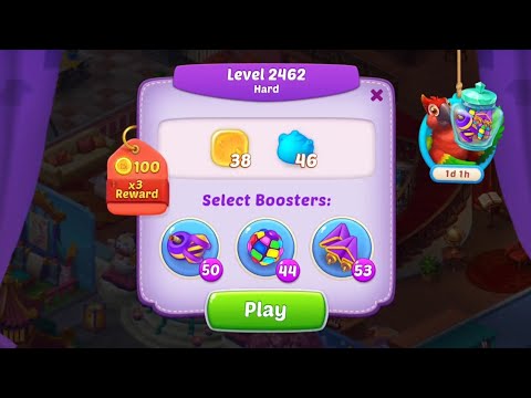 Homescapes Gameplay - Level 2461 2462 2463 2464 2465