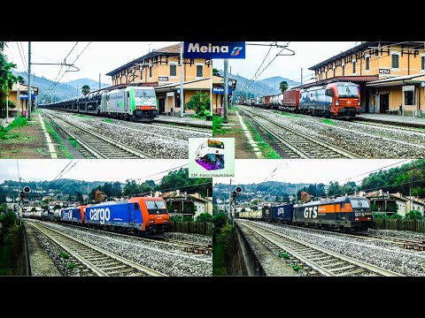 Giornata grigia ma con treni Super in transito a Meina