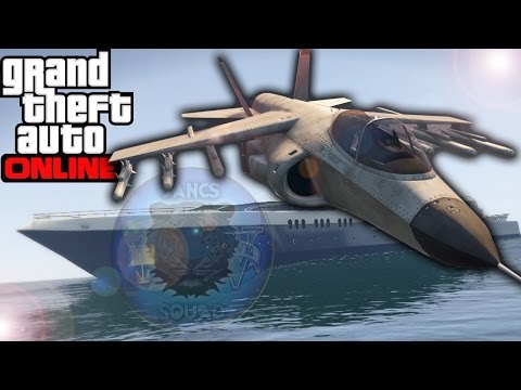 GTA 5 ONLINE - MOST EXPENSIVE YACHT HYDRA LANDS!