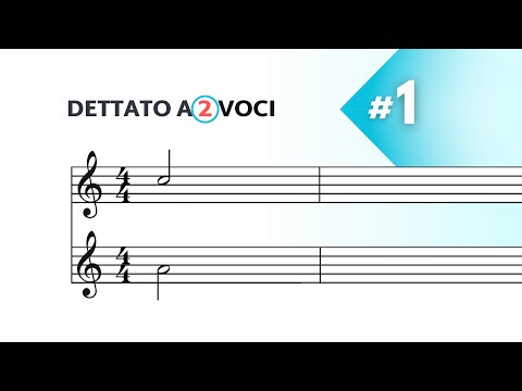 Dettato a 2 voci - N°1