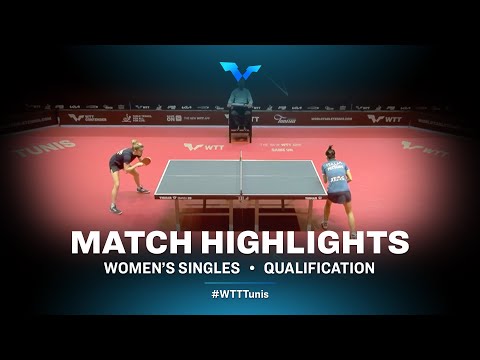 Piccolin Giorgia vs Bergand Filippa | WTT Contender Tunis | WS | Qual