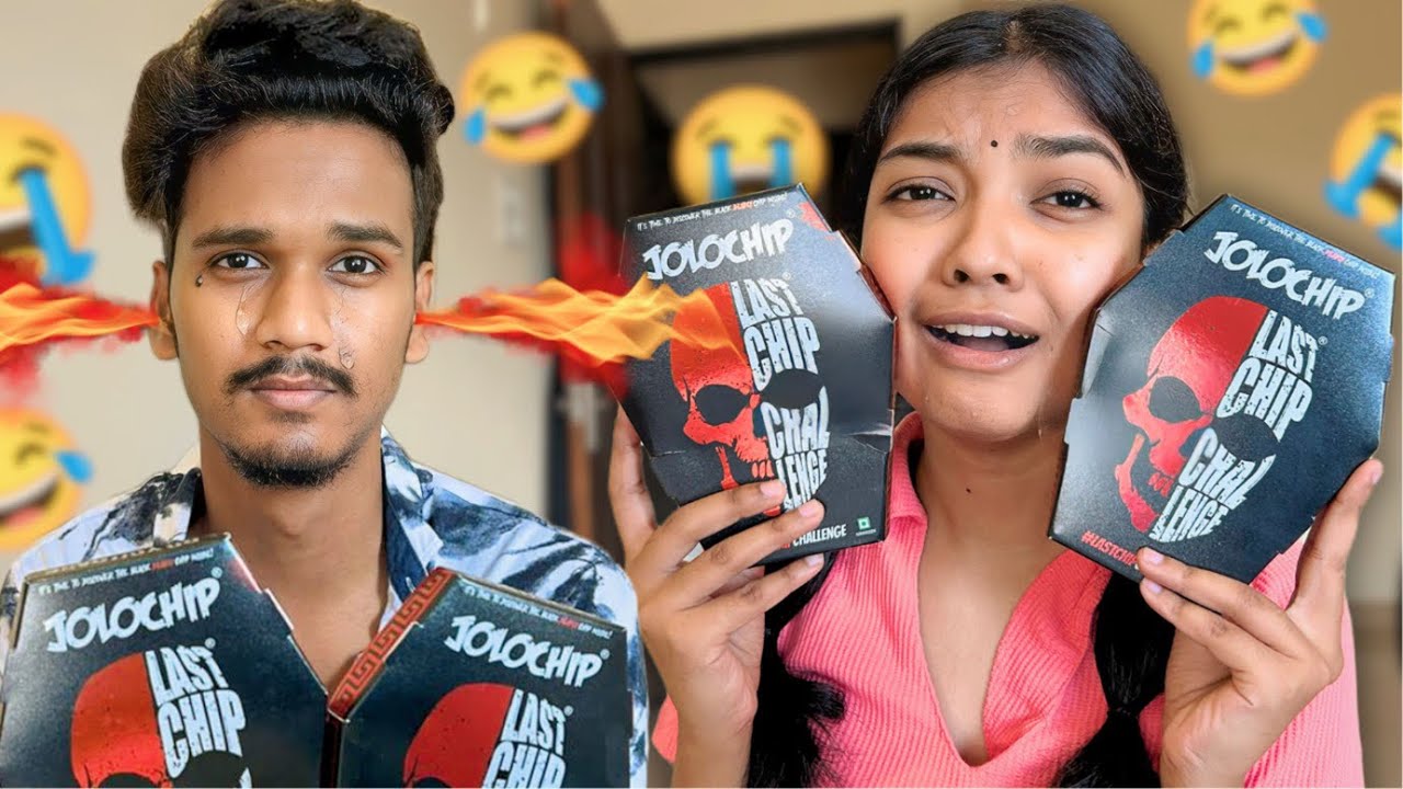 Jolo chips challenge🌶️🔥 Most deadliest chips ever🤣| *HE CRIED*