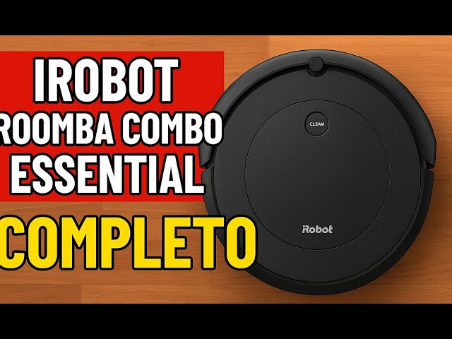 Vídeo relacionado con iRobot Roomba 115 Combo con Base AutoEmpty, Robot 2en1, Potencia de succión 15000 Pascales, Cepillo Lateral Flexible, Mopa de fregado extendida, 90 días autonomía, Navegación Clearview LiDAR, Negro