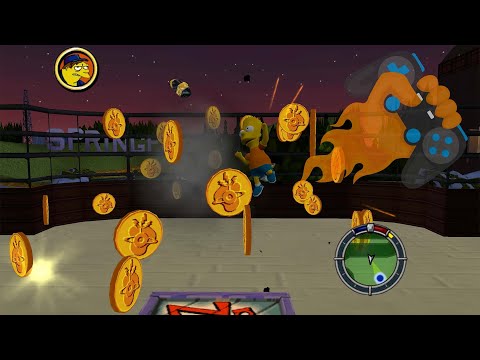 [4K] The Simpsons Hit & Run | Level 6 | Bart | 100% Completion