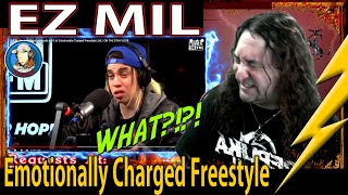 EZ Mil Emotionally Charged Freestyle LIVE ON THE 8TH FLOOR - REACTION!!! - Amazing!!!