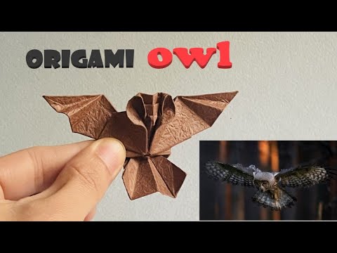 How to make an easy origami owl, step by step tutorial