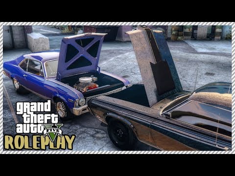 GTA 5 ROLEPLAY - Junkyard Rescue! Sleeper Dragster Build & Engine Swap | Ep. 201 Civ