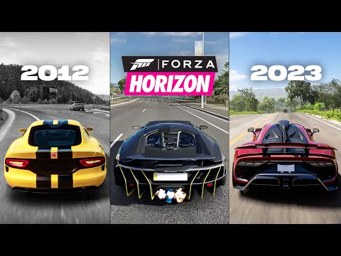 Evolution of Forza Horizon Games 2012-2023