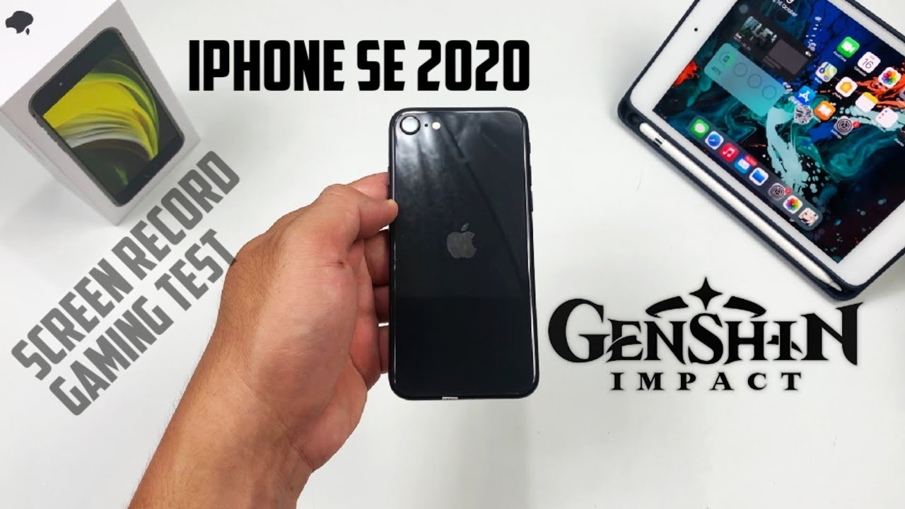 iPhone SE 2020 Gaming Test Genshin Impact Gameplay 60FPS with Screen Record