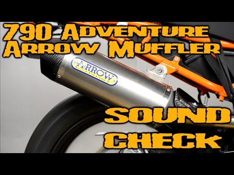 SOUND CHECK - ARROW MUFFLER (ONLY) - KTM 790 ADVENTURE