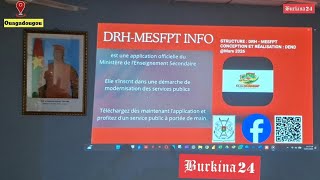 DRH-MS-FTP INFO : Pourquoi le ministre Zoungrana a créé cet outil numérique?
