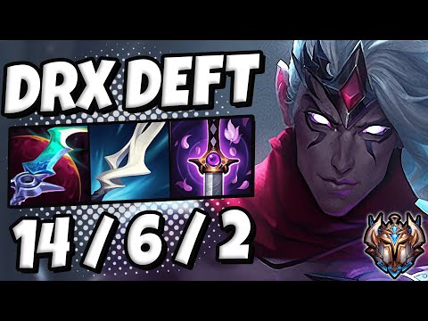 Deft Varus vs Caitlyn [ ADC ] Lol Korea Challenger Patch 11.24 ✅