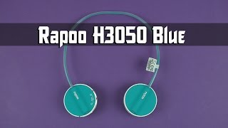 RAPOO Wireless Stereo Headset H3050 Blue - відео 1