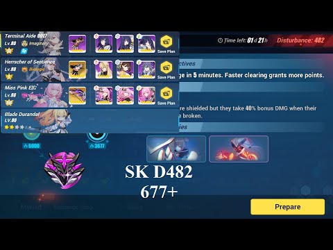 Nirvana D482 - Shadow Knight (Shield Break) - TA (SS0) HoS (S2) MpE (SSS) - Dudu 2* - 677