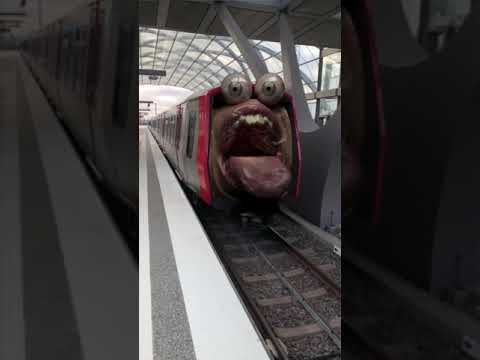 Booooaaaahhhh🤣👀👅 #hamburg #ubahn #hvv #bahnhof #nft #weird #cgi #subway #graffiti #animation #graffp