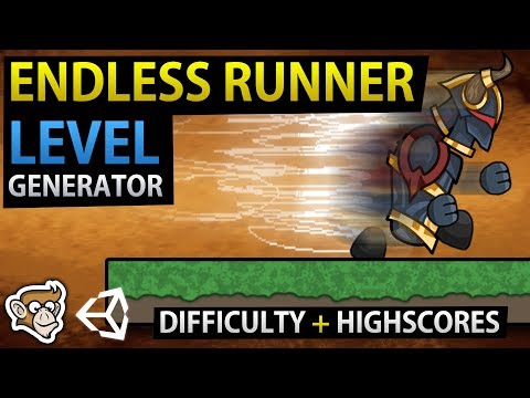 Endless Runner Level Generator (Difficulty + Highscores) in Unity