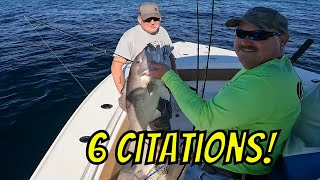 Slow Pitch jigging MONSTER Tilefish - 6 Citations!
