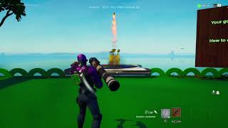 Fortnite the 100 000 trickshot level 1 completed custom map huge challenge #shorts
